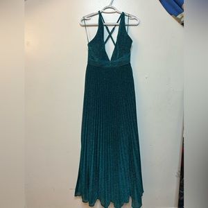 Elite Status Metallic Maxi Dress